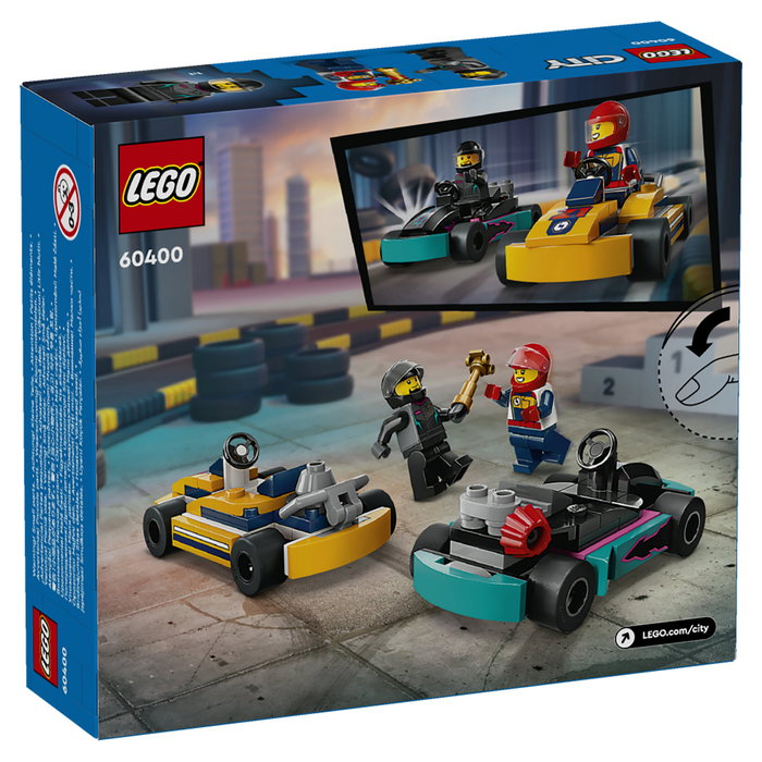 LEGO City Karts y Pilotos de Carreras 60400 LEGO City Karts y Pilotos de Carreras 60400