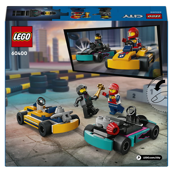 LEGO City Karts y Pilotos de Carreras 60400 LEGO City Karts y Pilotos de Carreras 60400