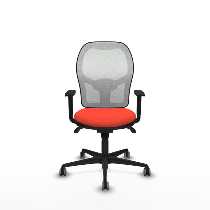 PIQUERAS Y CRESPO Silla de oficina Jorquera Naranja y Blanco