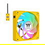 Thermaltake CT140 EX Reverse ARGB Sync Ventilador PC 140mm Amarillo 3 Unidades