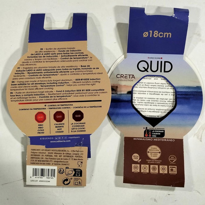 Quid Sartén de Aluminio Forjado Creta 18 cm Terracota