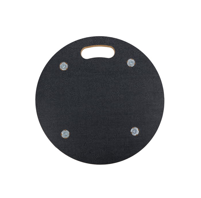 Bricotech Base de Madera Redonda con Ruedas 38x11cm