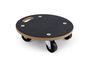 Bricotech Base de Madera Redonda con Ruedas 38x11cm