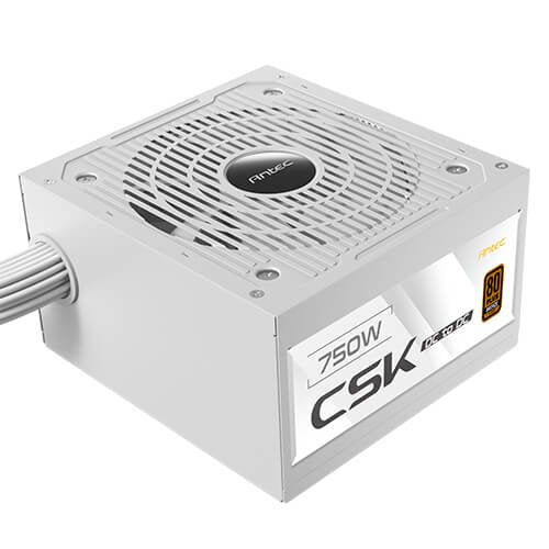Antec Fuente de alimentación CSK750DCWHITE 750W 80+ Bronze Blanco Antec Fuente de alimentación CSK750DCWHITE 750W 80+ Bronze Blanco