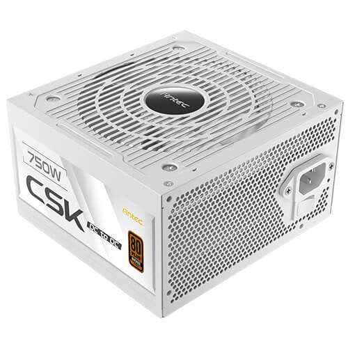 Antec Fuente de alimentación CSK750DCWHITE 750W 80+ Bronze Blanco Antec Fuente de alimentación CSK750DCWHITE 750W 80+ Bronze Blanco