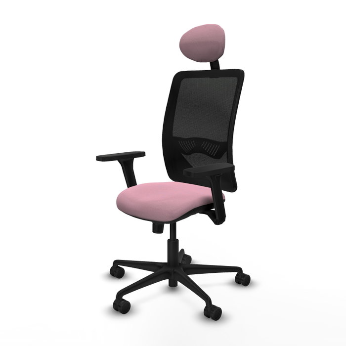 PIQUERAS Y CRESPO Silla de oficina Zulema Rosa con mecanismo Sincro PIQUERAS Y CRESPO Silla de oficina Zulema Rosa con mecanismo Sincro