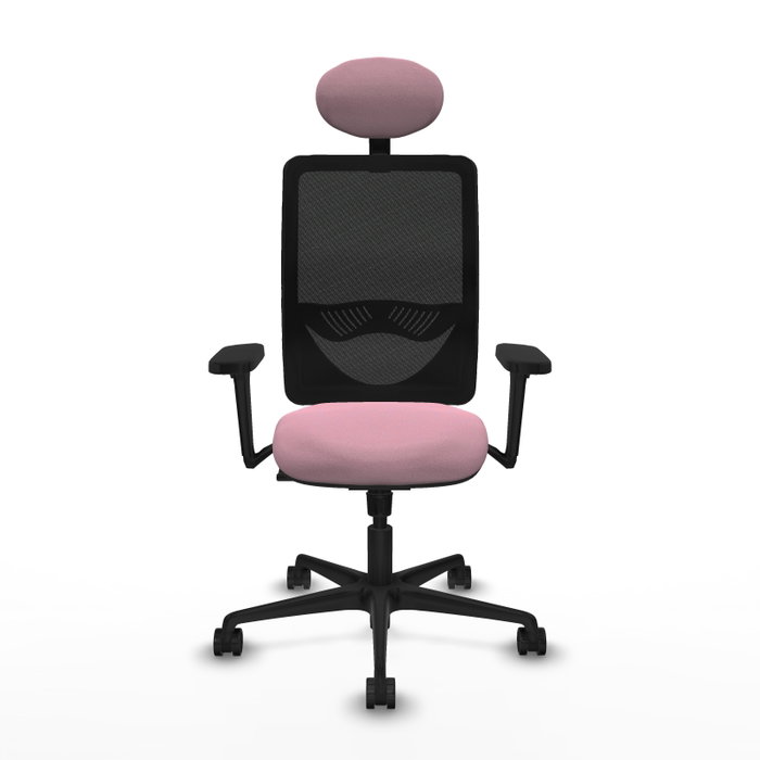 PIQUERAS Y CRESPO Silla de oficina Zulema Rosa con mecanismo Sincro PIQUERAS Y CRESPO Silla de oficina Zulema Rosa con mecanismo Sincro