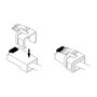 DeLOCK 86421 Clip de reparación de cable RJ45 Multicolor (40 piezas)