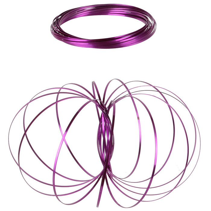 Jeux 2 momes Espiral Mágica 13 cm Colores Surtidos Anillos que Ruedan y se Enrollan Accesorios Hipnóticos para Crear Figuras