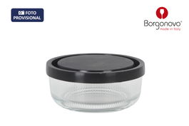 Inde Fiambrera Red Igloo Lines con Tapa, Ø 11 cm x 5 cm (320 cc), Colección Igloo (12 Unidades)