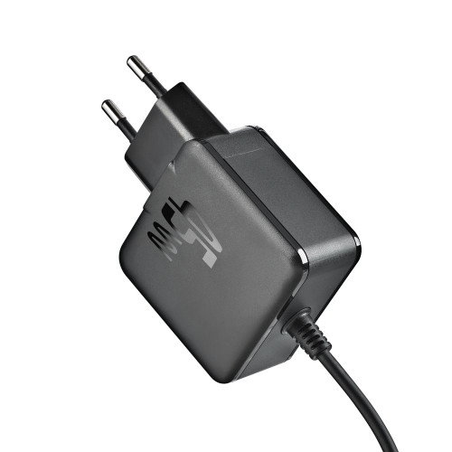 NGS Cargador de Pared GAN45W-C USB-C 45 W Negro NGS Cargador de Pared GAN45W-C USB-C 45 W Negro