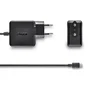 NGS Cargador de Pared GaN 45W USB-C (GAN45W-C) con PD 3.0, PPS, para Portátil, Tablet y Smartphone, Negro, Cable 1.5m