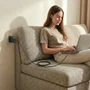 NGS Cargador de Pared GaN 45W USB-C (GAN45W-C) con PD 3.0, PPS, para Portátil, Tablet y Smartphone, Negro, Cable 1.5m