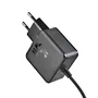 NGS Cargador de Pared GaN 45W USB-C (GAN45W-C) con PD 3.0, PPS, para Portátil, Tablet y Smartphone, Negro, Cable 1.5m