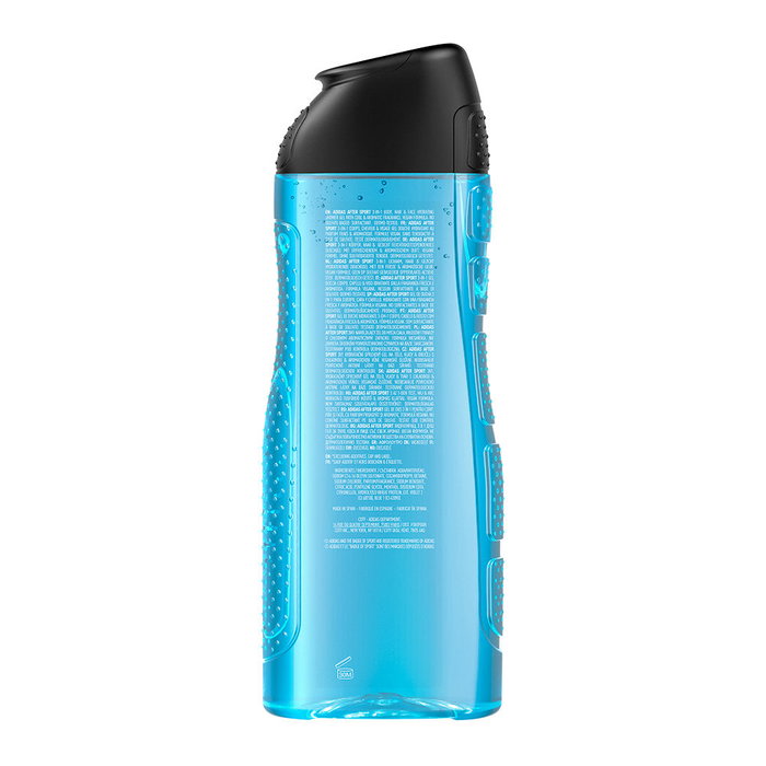 Adidas AFTER SPORT Gel de Baño 3 en 1 para Hombre, Hidratante Corporal, Cabello y Rostro, 400 ml Adidas AFTER SPORT Gel de Baño 3 en 1 para Hombre, Hidratante Corporal, Cabello y Rostro, 400 ml