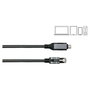 GoodConnections Cable Ethernet USB-C a RJ45 1,5m Antracita