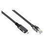 GoodConnections Cable Ethernet USB-C a RJ45 1,5m Antracita