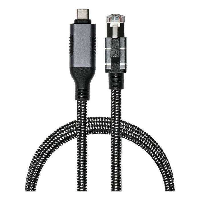 GoodConnections Cable Ethernet USB-C a RJ45 1,5m Antracita