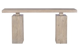 DKD Home Decor Consola de Olmo Macizo Natural 183x38x85
