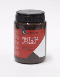 La Pajarita Pintura Témpera Escolar Satinada Marrón Sombra Tostada Bote 35 mL L-15