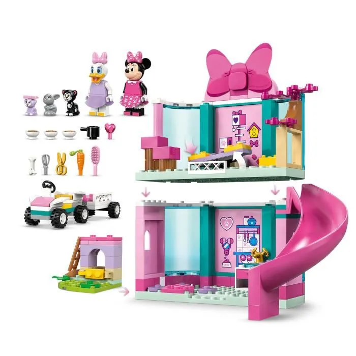LEGO Disney 43274 Hotel de Mascotas de Minnie Set de Construcción para 4 Años Regalo