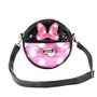 Disney Minnie Mouse Bolso Bandolera Redondo Padding Air Negro Acolchado para Mujer