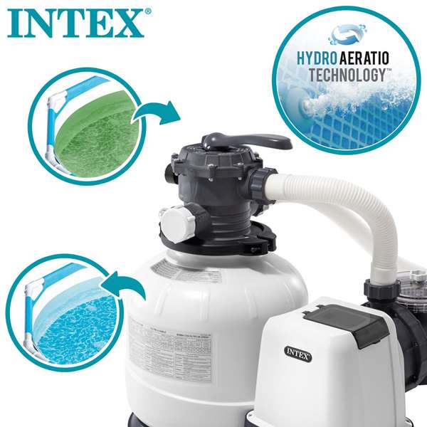 Intex Depuradora Filtro Arena Electr (220/240V) 10500 L/H