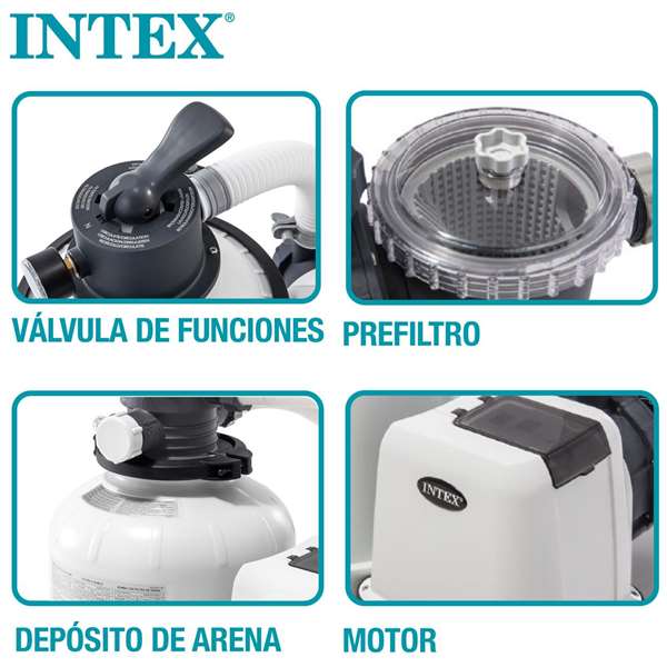Intex Depuradora Filtro Arena Electr (220/240V) 10500 L/H