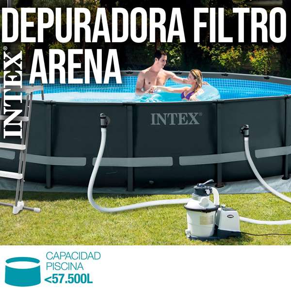 Intex Depuradora Filtro Arena Electr (220/240V) 10500 L/H