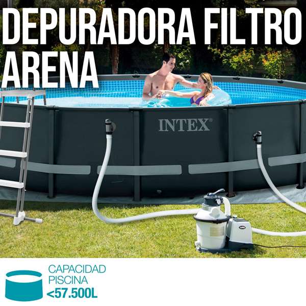 Intex Depuradora Filtro Arena Electr (220/240V) 10500 L/H