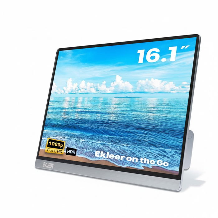 EKLEER 16" Pantalla LCD Portátil USB Type-C Incluye Bolsa de Viaje