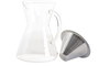 DKD Home Decor Cafetera de Borosilicato 500ml