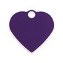 Placa identificativa para collar Imarc Heart Lila