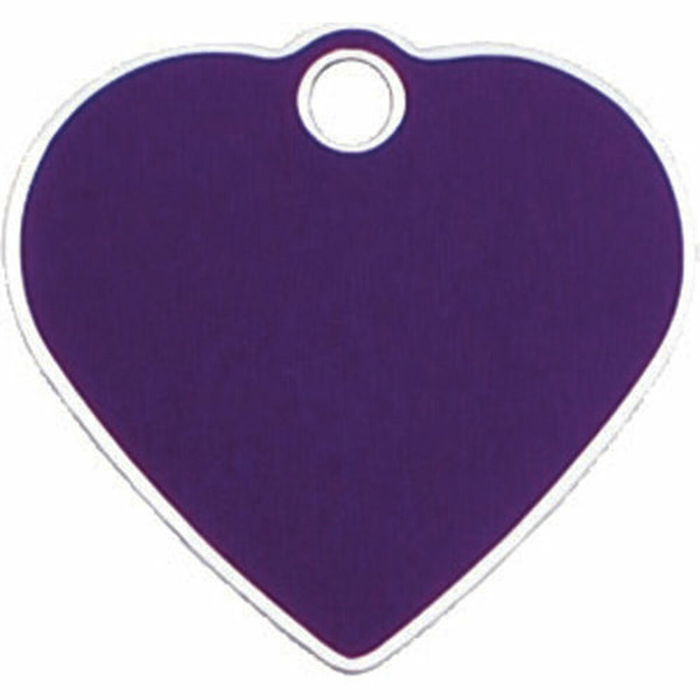 Placa identificativa para collar Imarc Heart Lila