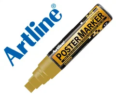 Artline Rotulador EPP-12 Poster Marker Punta Rectangular 12 mm Color Oro