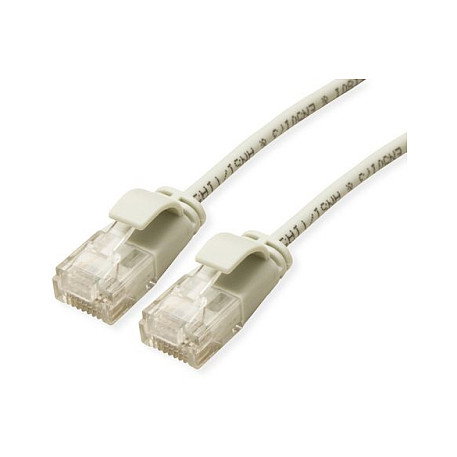 ROLINE GREEN 21.44.3901 Patchkabel Cat.6A U/UTP Gris 0,3 m