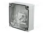 FIBOX MNX PC95/35LG Carcasa Universal de Policarbonato Gris