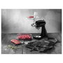Smeg SMF03BLEU Batidora de varillas, Negro, 800W, 4.8L, Aluminio y acero inoxidable