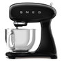 Smeg SMF03BLEU Batidora de varillas, Negro, 800W, 4.8L, Aluminio y acero inoxidable