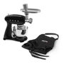 Smeg SMF03BLEU Batidora de varillas, Negro, 800W, 4.8L, Aluminio y acero inoxidable