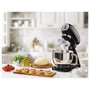 Smeg SMF03BLEU Batidora de varillas, Negro, 800W, 4.8L, Aluminio y acero inoxidable