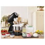 Smeg SMF03BLEU Batidora de varillas, Negro, 800W, 4.8L, Aluminio y acero inoxidable