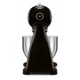 Smeg SMF03BLEU Batidora de varillas, Negro, 800W, 4.8L, Aluminio y acero inoxidable