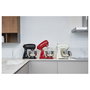 Smeg SMF03BLEU Batidora de varillas, Negro, 800W, 4.8L, Aluminio y acero inoxidable