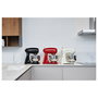 Smeg SMF03BLEU Batidora de varillas, Negro, 800W, 4.8L, Aluminio y acero inoxidable