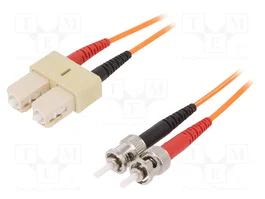 LAPP Cable de conexión de fibra óptica OM2 duplex SC/UPC, ST/UPC 2m