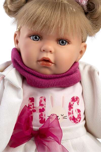 Llorens Muñeca Julia Llorona 42 cm Cuerpo de Tela con Sonido Llorens Muñeca Julia Llorona 42 cm Cuerpo de Tela con Sonido