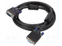 DeLOCK Cable de extensión VGA de 2 m, conector macho a hembra, negro