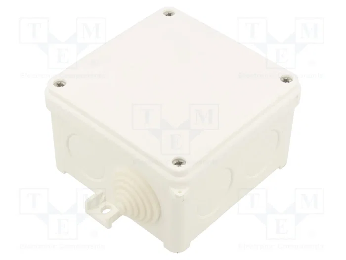 SIMET Caja de conexiones IP67 blanca de 98x98x60mm SIMET Caja de conexiones IP67 blanca de 98x98x60mm