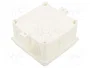 SIMET Caja de conexiones IP67 blanca de 98x98x60mm